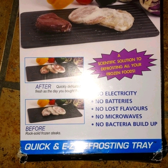 new quick & E-Z defrosting tray as seen on tv - Picture 4 of 8